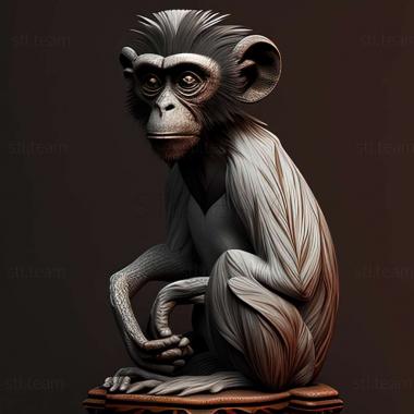 3D модель Piliocolobus langi (STL)